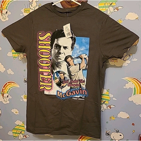 Happy Gilmore Shooter McGavin Shirt Adult Size Small New With Tags Gold Jacket - Picture 1 of 8